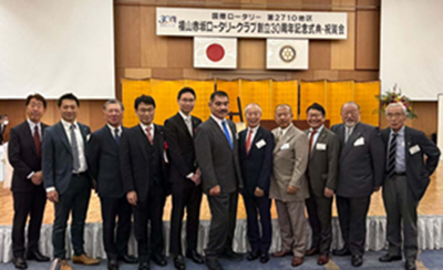 式典での撮影写真